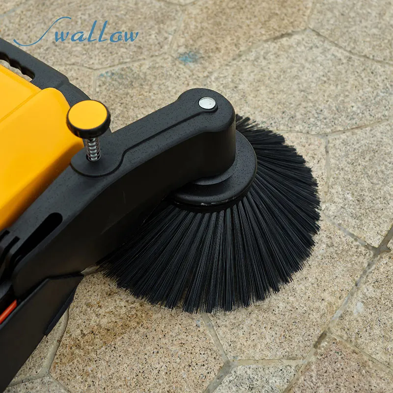 Street Cleaner 55L 70L 80L Unpowered Push Sweeper Large Capacity Road Outdoor Ride on Floor Sweeper