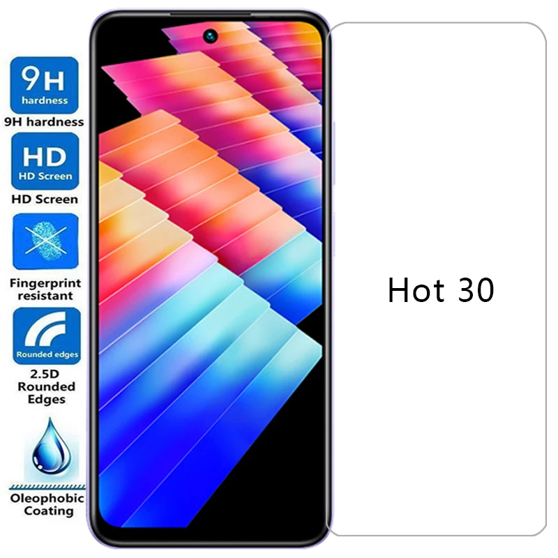 tempered glass for infinix hot 30 play phone case on infinity hot30 30play hot30play 5g back cover 360 coque ifinix infinx infix