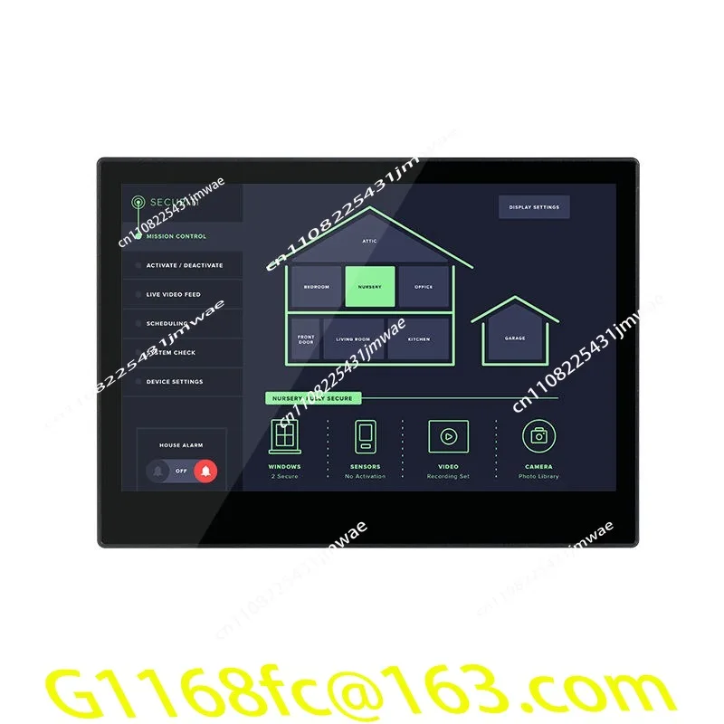 Hot Selling 10 Inch Embedded Home Automation Touch Control Panel Android 13 Smart Home Switch with RS485