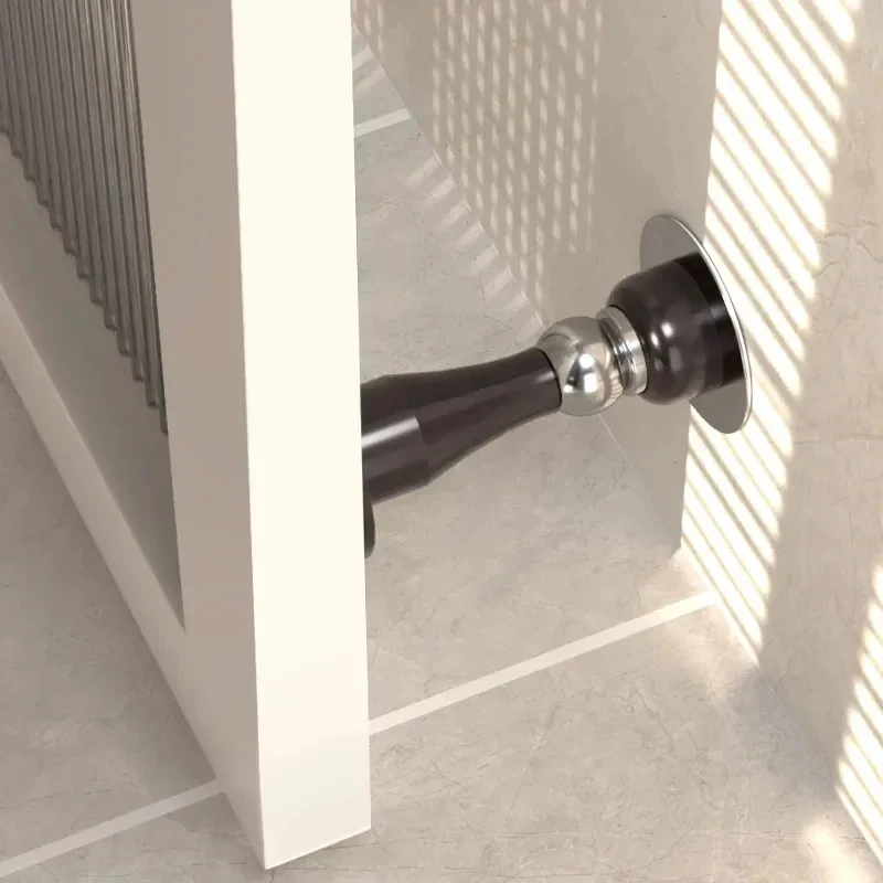 

Heavy Duty Stainless Steel Magnetic Door Stopper: Strong Non-Marking Door Holder for Home Bedroom Safety