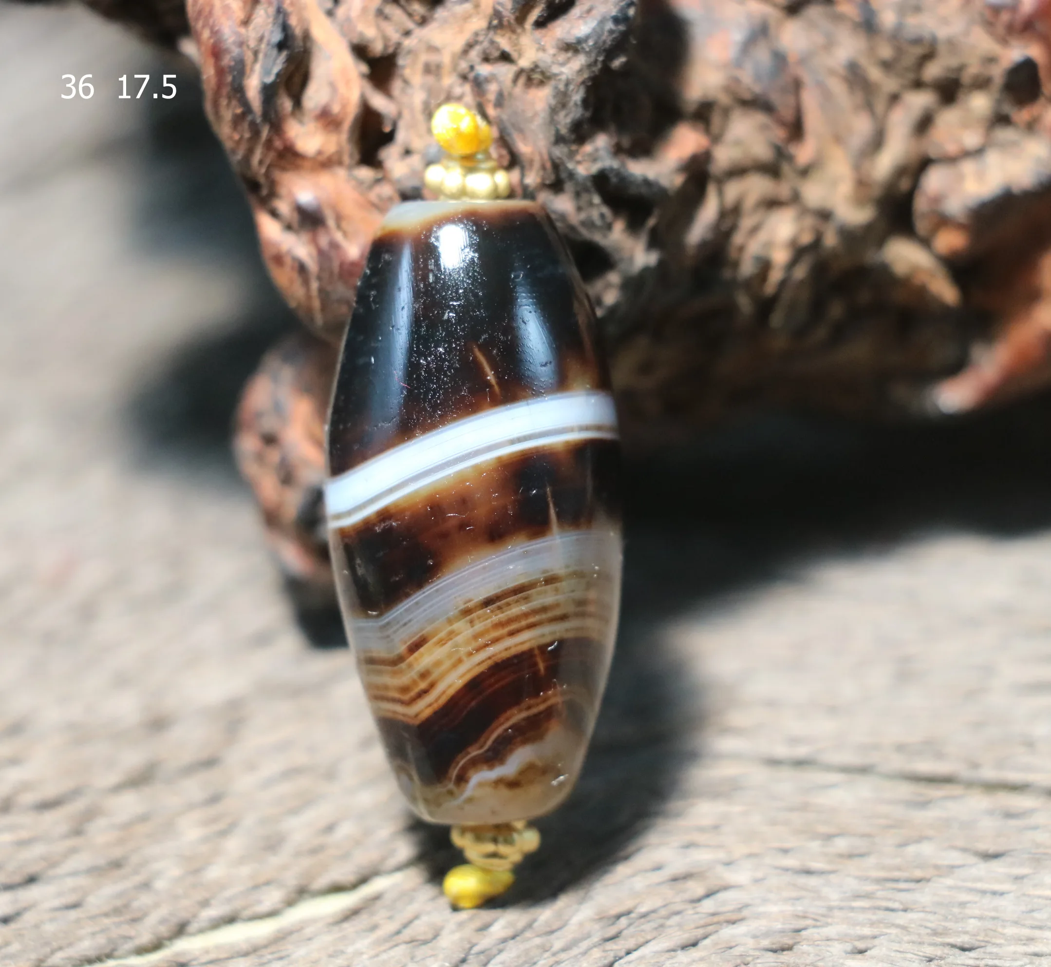 DUJIACHANPIN الطاقة التبتية القديمة العقيق الطبيعي دودة القز خط كبير غني dZi قلادة بها خرزات جوهرة تميمة الكنز مجوهرات