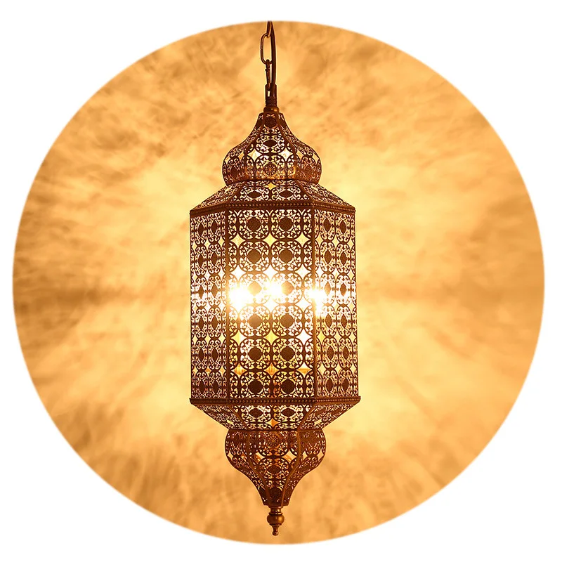 

Indoor Decorative Moroccan Lamp Tower Pendant Light Antique Hanging Lamp Lighting For Home Hotel Decoration