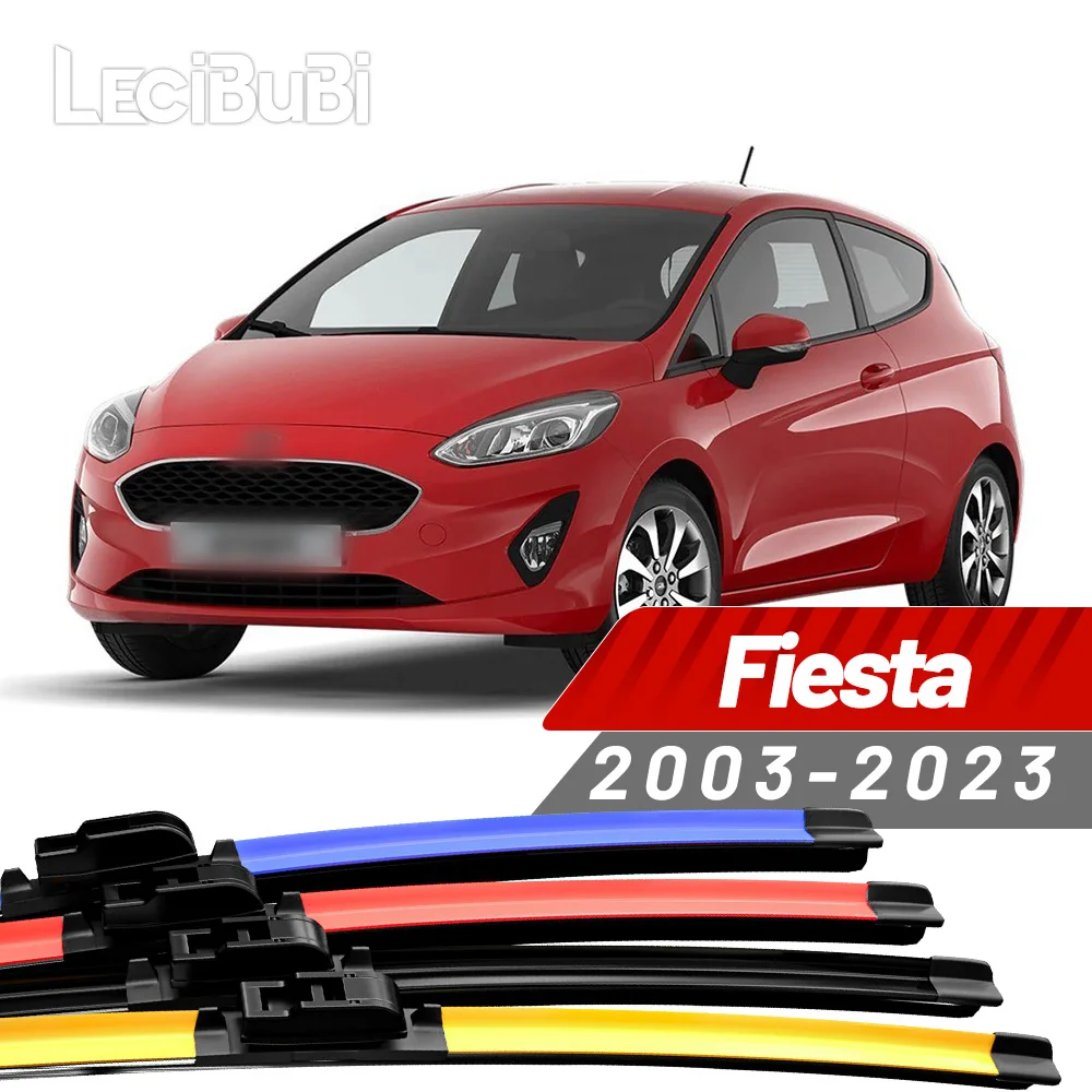 2 stücke Für Ford Fiesta 5 6 7 2003-2023 2015 2016 2017 2018 2019 2020 2021 2022 Frontscheibe Wischer Klingen Scheibenwischer