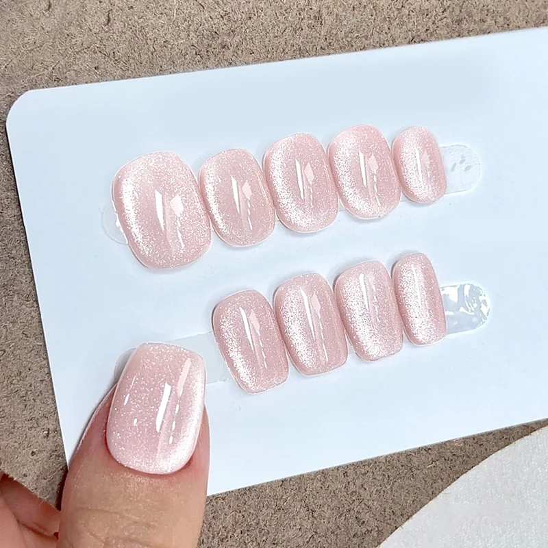 UR SUGAR Moonlight Cat Smalto gel magnetico per unghie Glitter Rosa Argento Semi permanente San Valentino Soak Off Vernice gel UV/LED