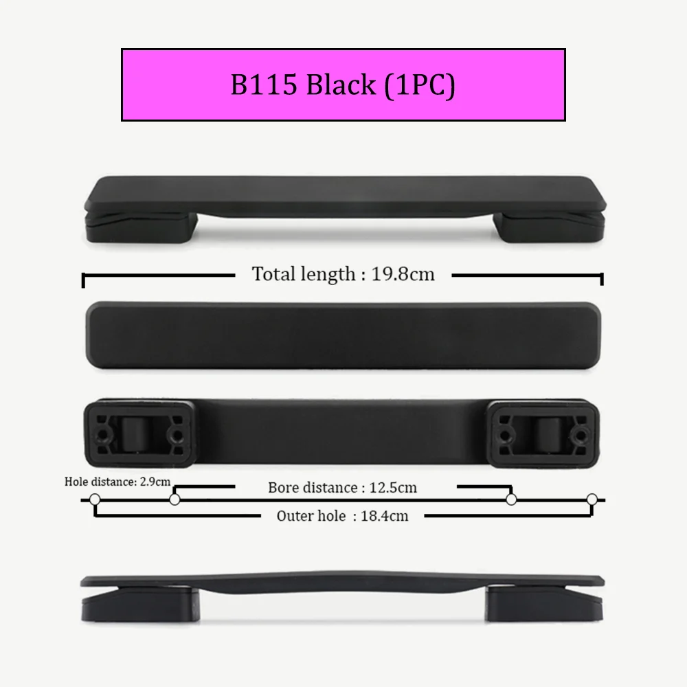 B115 Trolley Case Handle Accessories Hand Carry Repair Applicable Suitcase Luggage General Customization Handle Repairing Parts