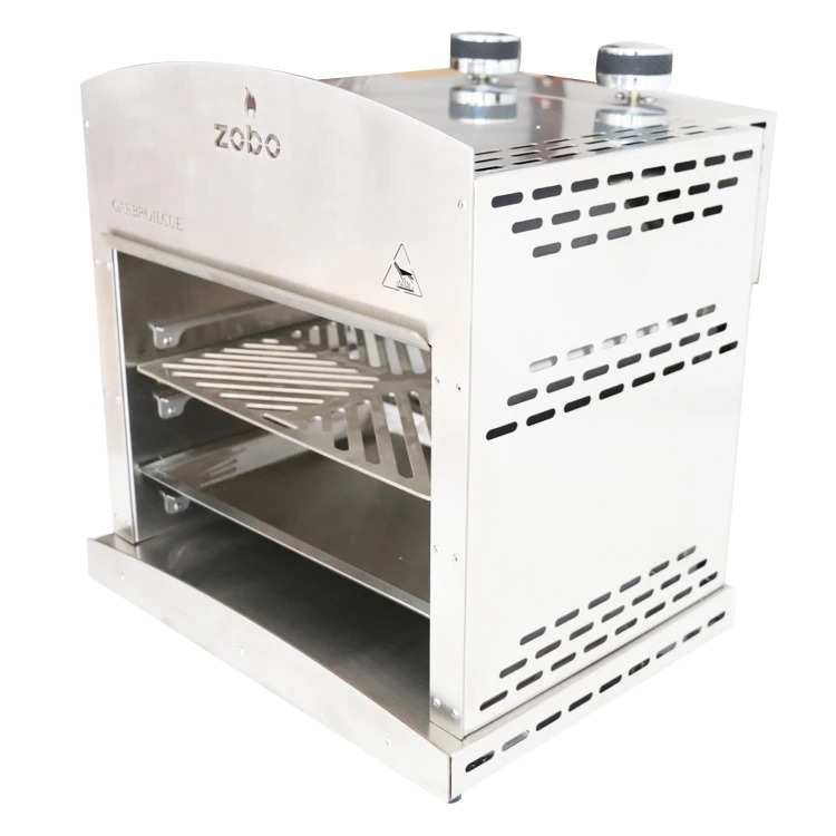 For Over 800Celsius Beef Grill 27000BTU Barbecue Pit with Ceramic Burners