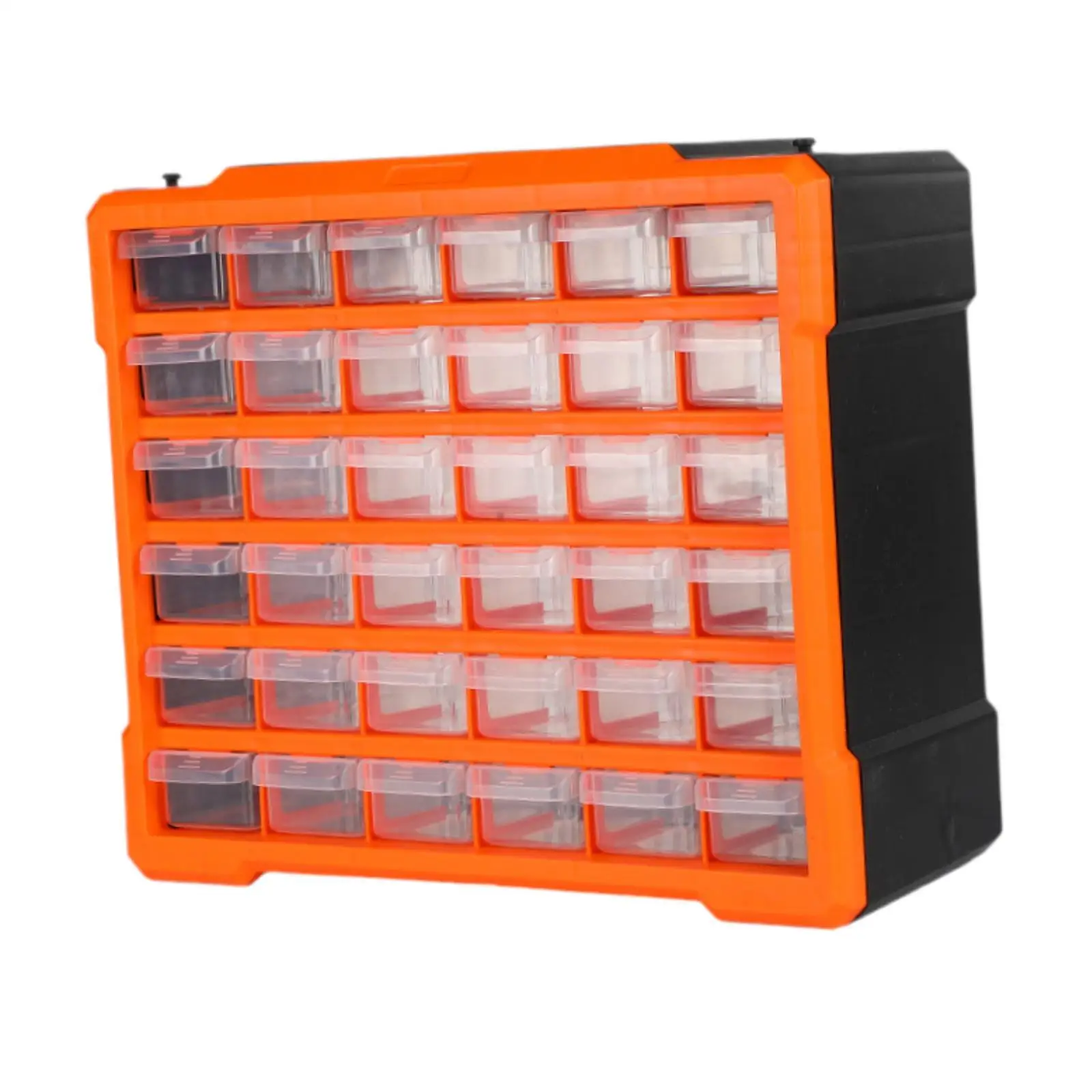 Hardware Organizer Versatile Waterproof Practical Sturdy Tool Box 36 Drawer Screws Storage Bin Craft Cabinet for Garage Workshop