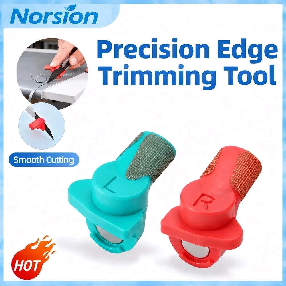 Precision Edge Trimming Tool with Magnet for 9mm Blade Utility Knives Car Wrapping Carbon Film Graphic PPF Consistent Cutting