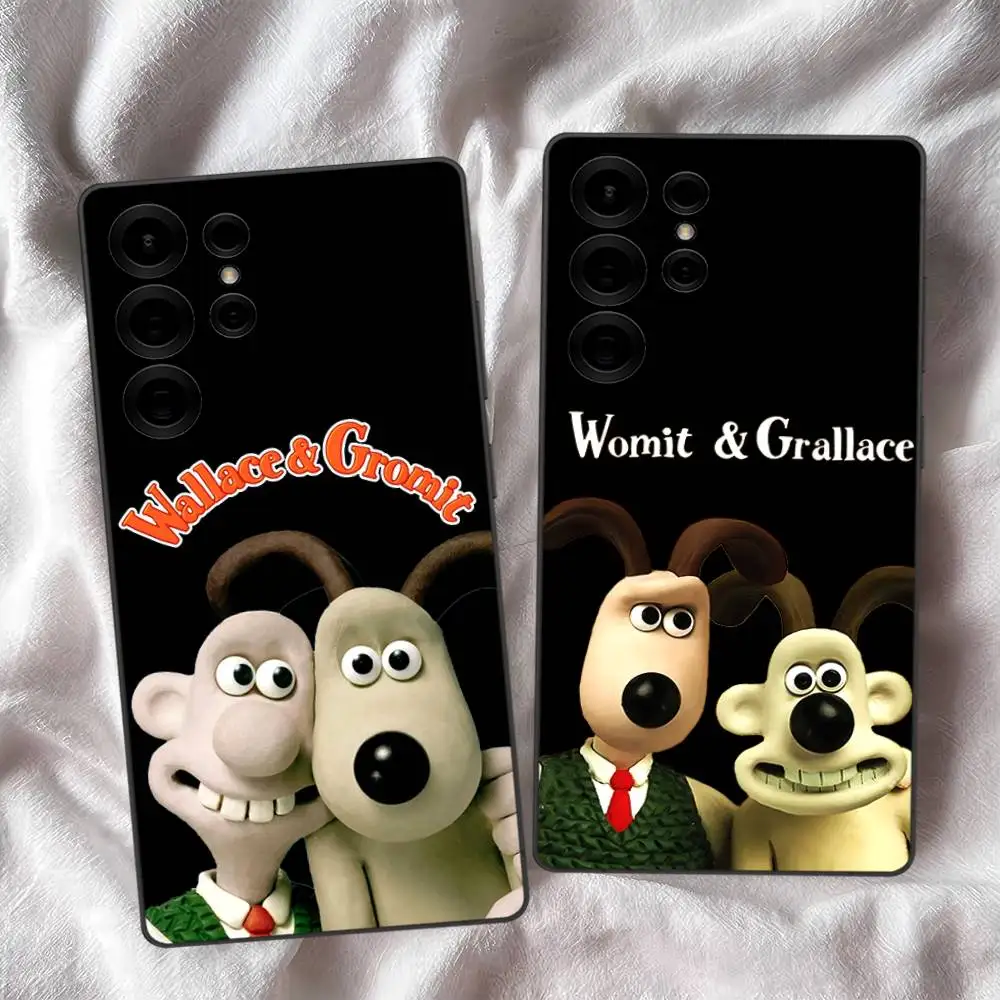 W-WallaceS Cute G-Gromit Phone Case For Samsung S 24 Fe 25 Ultra Plus 20 Lite 21 30 22 23 24 22 Ultra 5G Fundas