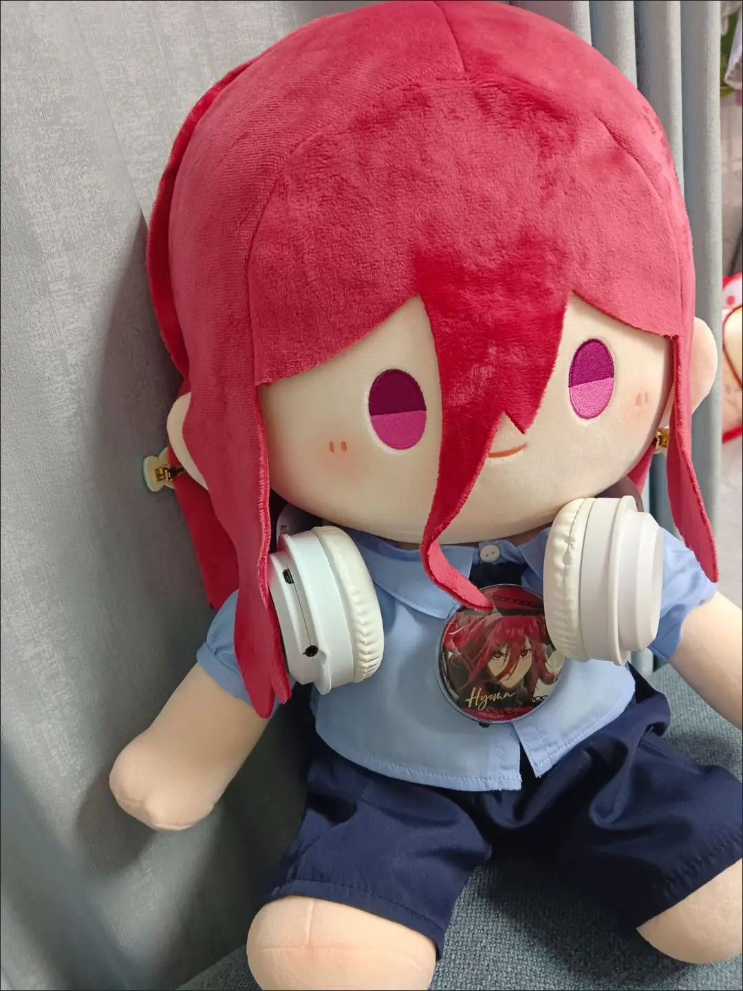 In stock BLUE LOCK Doujin Chigiri Hyoma Attribute Cotton Doll 40cm Anime Plush Stuffed Toy Cosplay Figurine Plushie