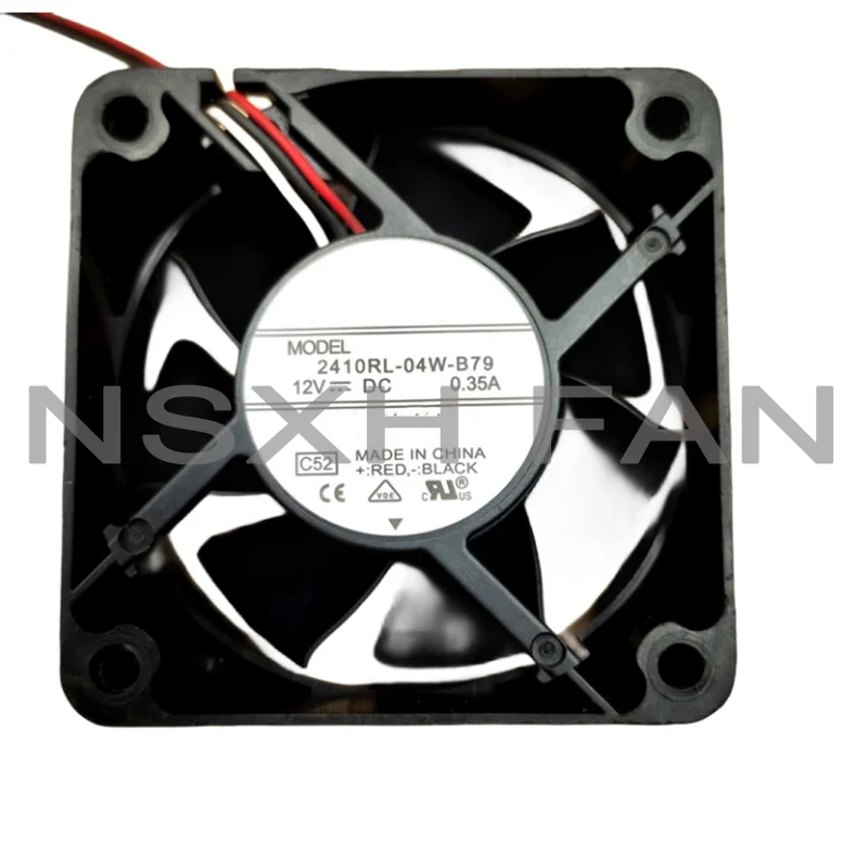 

6CM 2410RL-04W-B79 6025 12V 0.35A SERVER BALL COOLING FAN