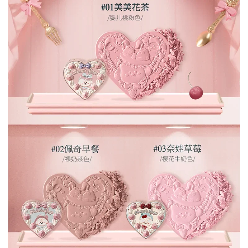 Flower sa never's Shop Set regalo All-in Matte Eyeshadow Lipstick Blusher Mirror Long-lasting Waterproof Korea Makeup Cosmetics