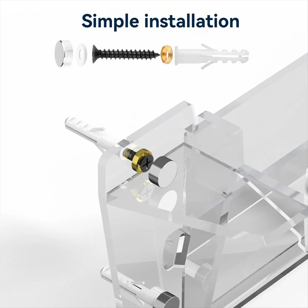 Top Sale Wall Mount Bracket for Gen3 Router for Power Supply for Internet Satellite Wall Holder