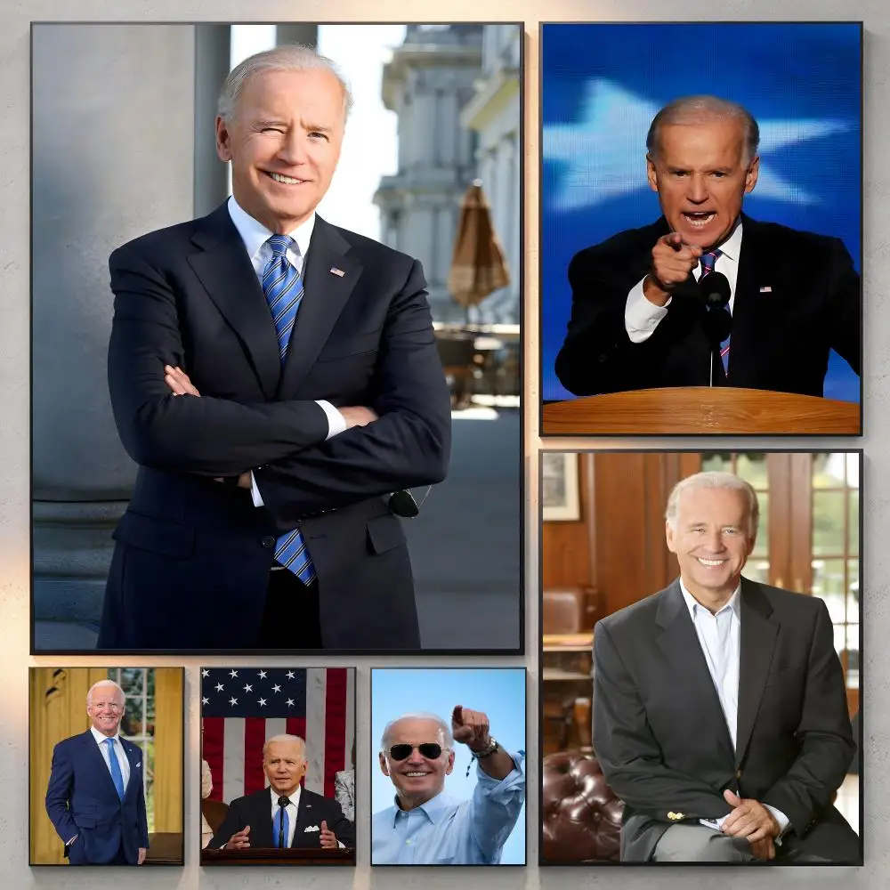 Official Public Figure B-Biden Poster Current Style Home Wall Art & Sleek Living Space Accents