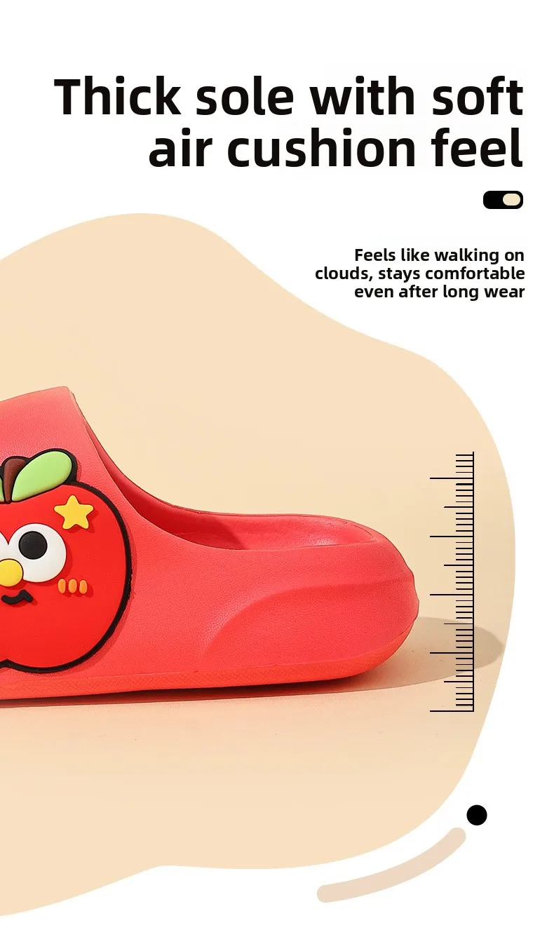 2026 Rutschfeste Kinderhausschuhe Sommer Neue Cartoon-Frucht-Sandalen für Jungen Niedliche Hausschuhe für Mädchen Eltern-Kind-Matching-Hausschuhe – Detail 9
