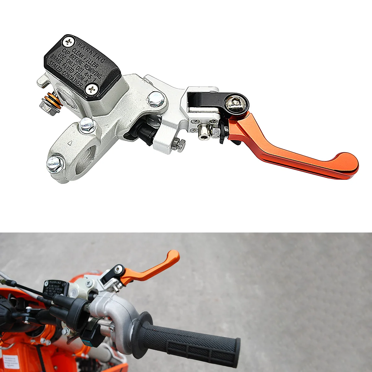 For KTM EXC EXCF SX SXF SX-W XC-W XC-F 150 200 22mm 7/8\'\' Grey Right Brake Master Cylinder Clutch Pump Brake Lever Motorcycle