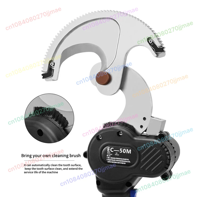 

EC-50/65M Rechargeable Electric Ratchet Cable Cutter Handheld 18V 5.0AH Lithium Battery Copper Aluminum Steel Core Fast Scissors