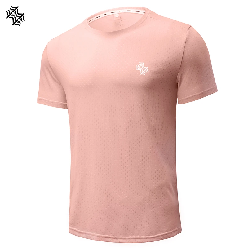 SBWL-T-shirt de fitness respirant pour homme, manches courtes, séchage rapide, haute qualité, loisirs, course en plein air, salle de sport, mode, été