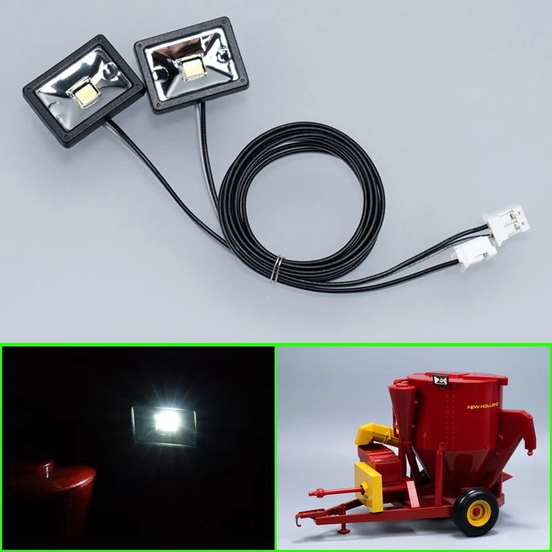 Simulation Engineering Machinery Lamp Rear Light for 1/14 Tamiya RC Truck Mini Excavator Car Scania 770S BENZ VOLVO FH16 MAN