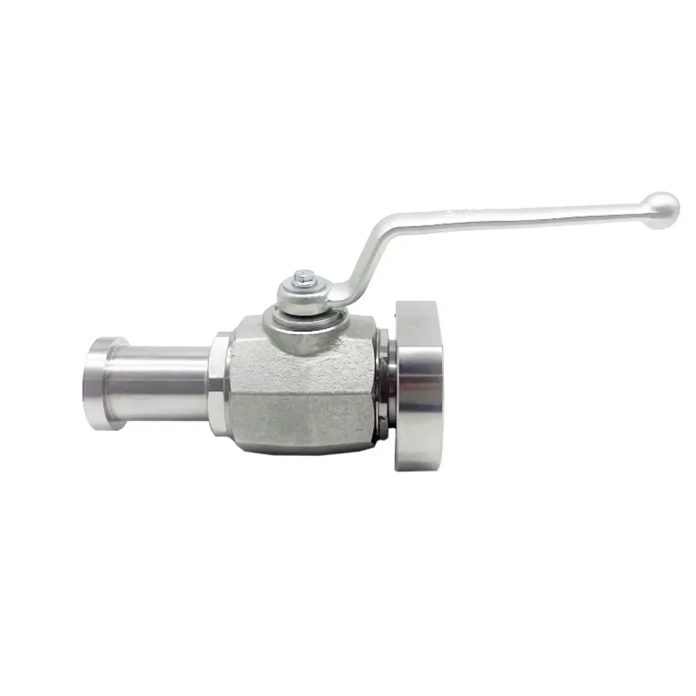 MKH-SAE210-40-D/S 2-дюймовый гидравлический фланцевый шаровой кран высокого давления из нержавеющей стали SS SAE 1 1/4 