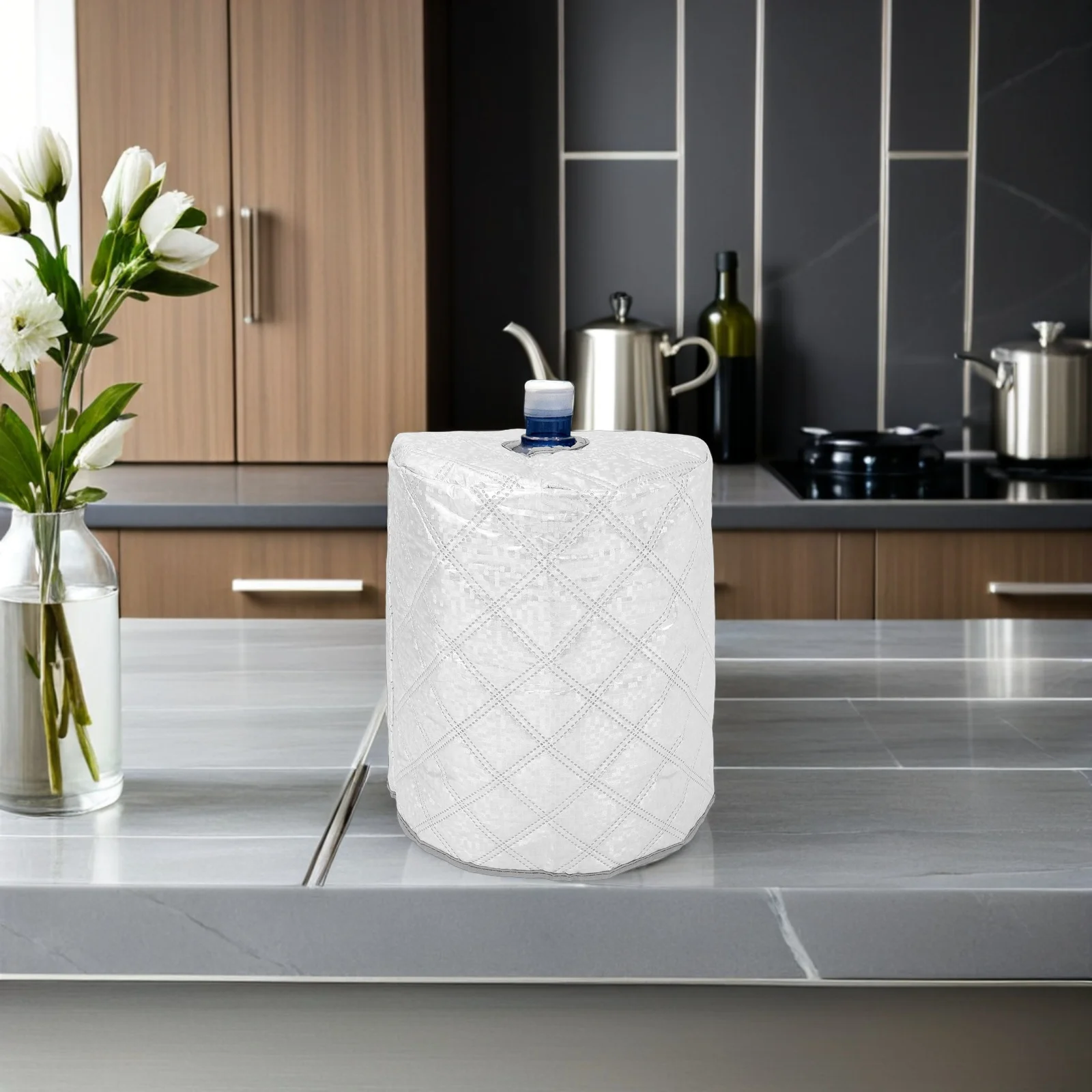 

Water Cooler Covers 5 Gallon Dust-Proof Barrel Sleeve for Dispenser Jug Protection Home Office Decorative Fabric