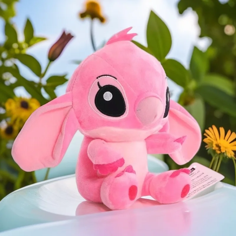 18Cm Disney Stitch plush doll cartoon plush doll model anime toy baby Kawai children's birthday gift anime plush plush toys