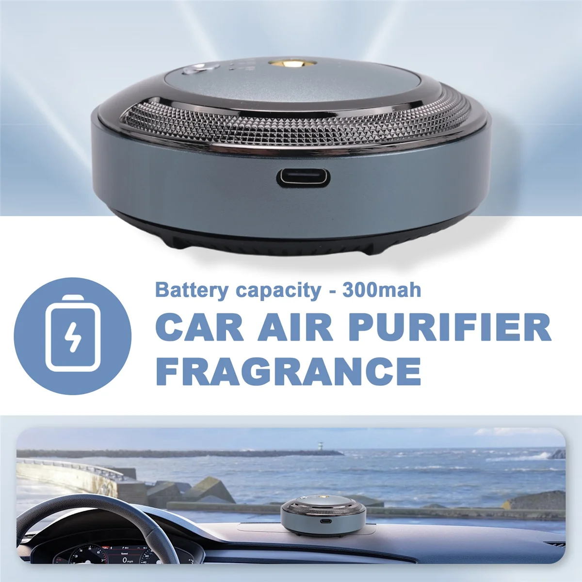 【Hot&Price】Car Air Freshener Smart Car Aroma Diffuser Cars Intelligent Aromatherapy Instrument Car Air Purifier Fragrance