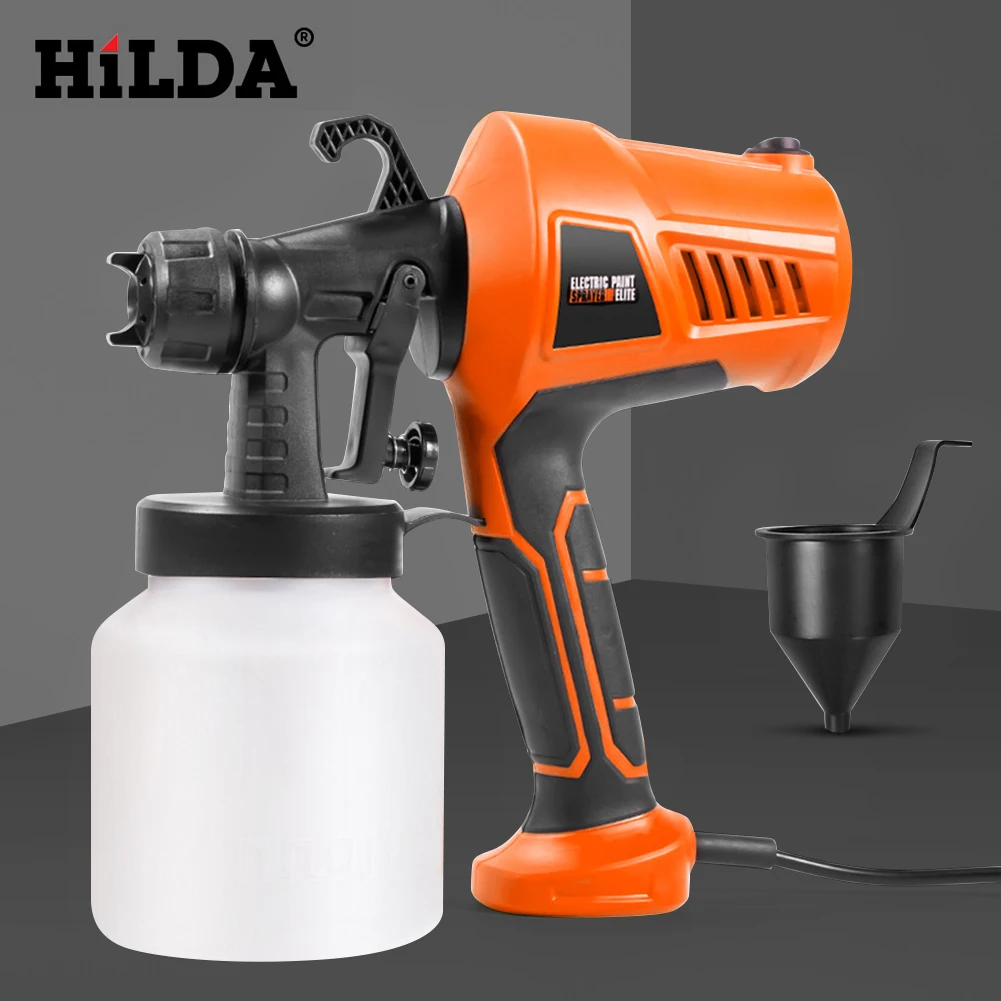 500W Household Paint Sprayer 800ML Paint Spray Machine With Paint Pot Flow Control for Furniture/Walls/Fences/Cars