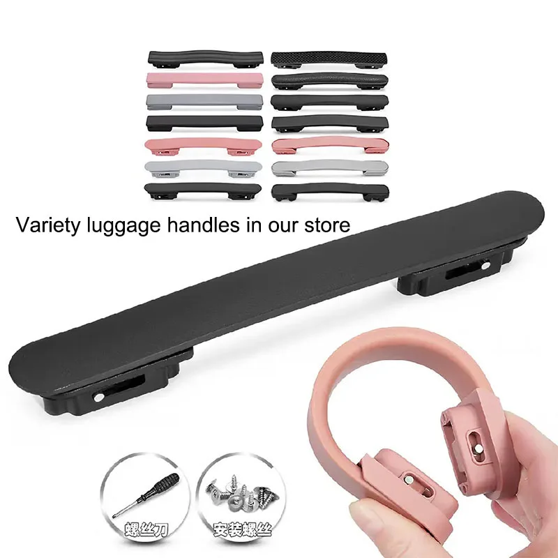 Durable Delsey Luggage Handle Replacement with Screws Carry Grip for Travel Suitcase Trolley Case Box image 5