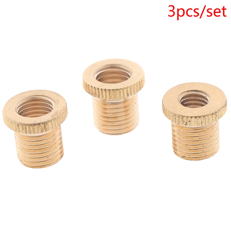 New 3pcs Gear Shift Knob Thread Adapter Nuts Insert M10x1.25 & M10x1.5 & M8*1.25 Kit