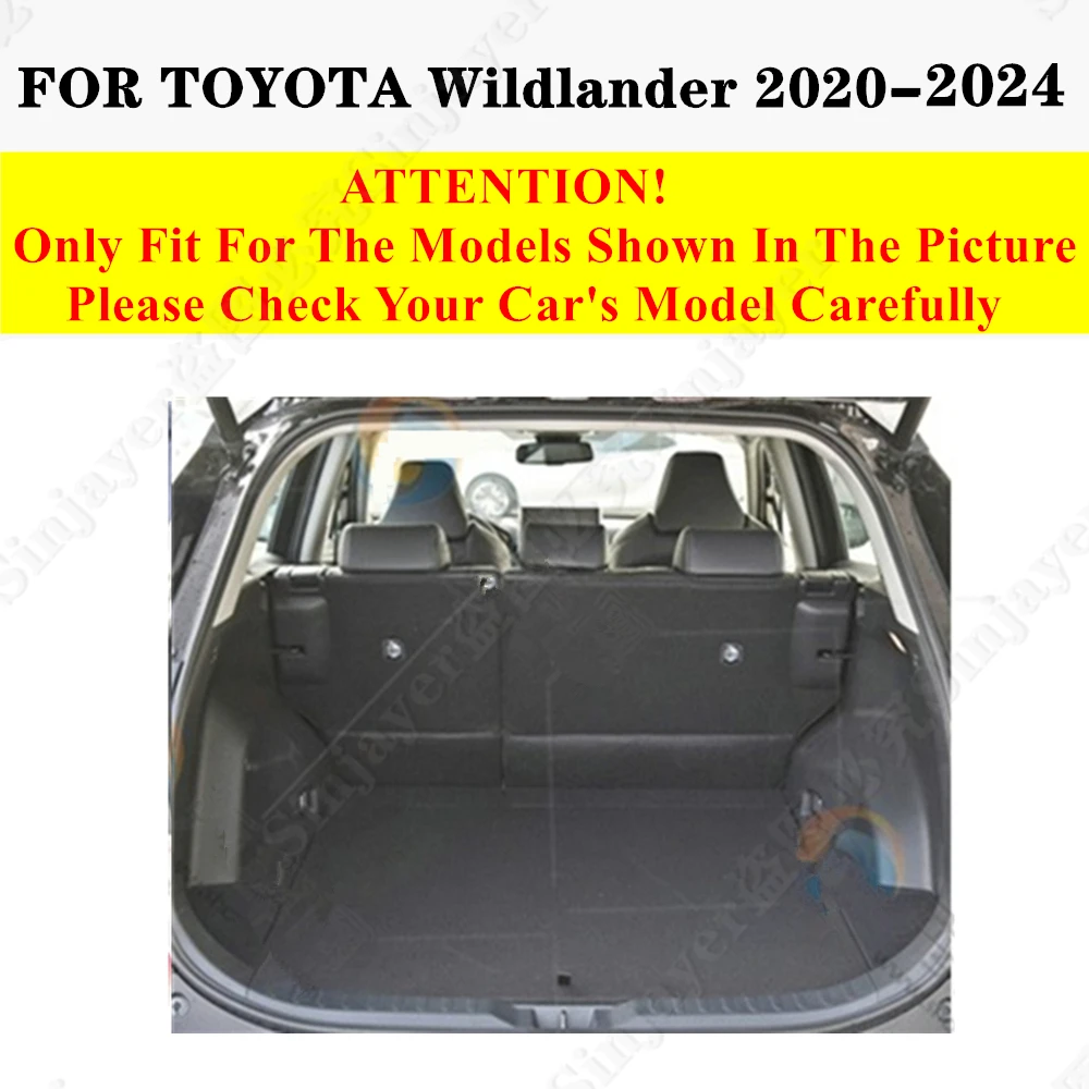 Full Set XPE Car Rear trunk mat for Toyota Wildlander 2024 2023 2022-2020 Cargo Liner Protect Cover Tail Boot luggage Pad Carpet