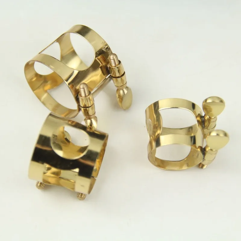 Brass Saxophone Mouthpiece Ligature Stable Convenient Labor-saving Sensitive Saxophone Ligature Musical Instrument Accessories