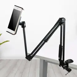 2020 new Adjustable 360 Degree Angle Long Arm Phone Tablet Stand Mount Holder Bracket hot sale dropship