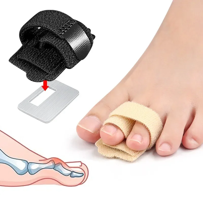 Alisador de dedos Hallux Valgus Corrector de juanete pies torcidos ajustador de huesos corrección de dedos superpuestos férula ortopédica cuidado de los pies