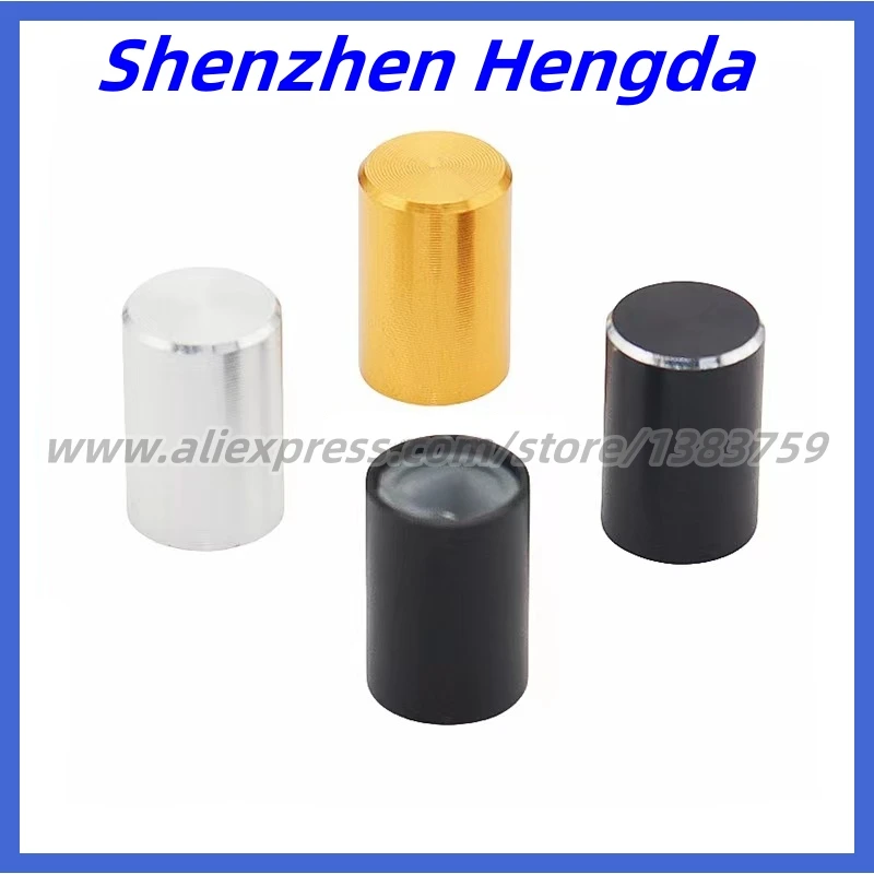1PCS 10 × 15mm Aluminum Alloy Knob Light Touch Switch Cap Computer Case Button Switch Cap Button Square Hole 3.2 × 3.2mm