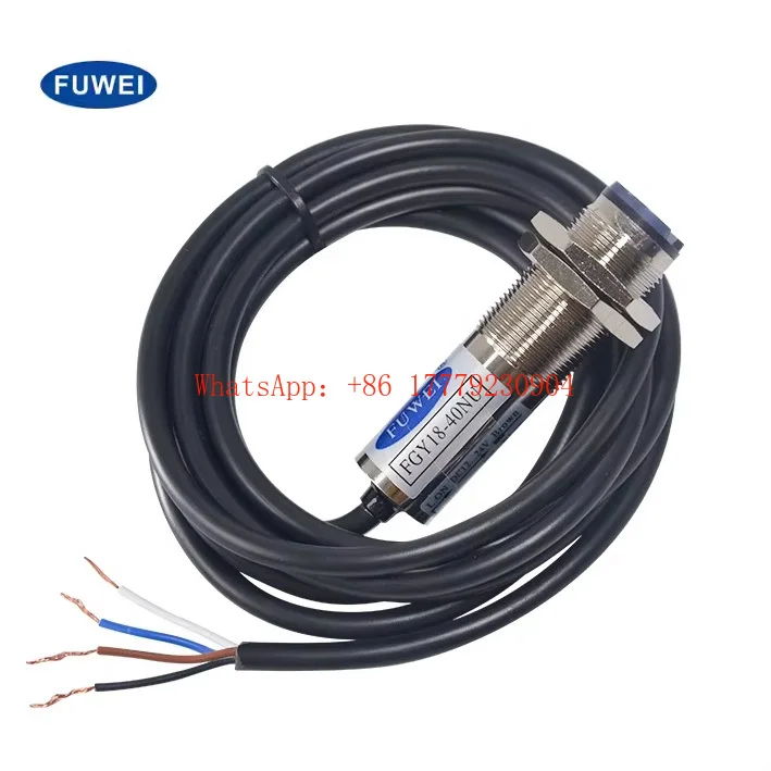 

Round Diffuse Reflection Photoelectric Switch Sensor Infrared Sensor Switch Electric Eye Adjustable