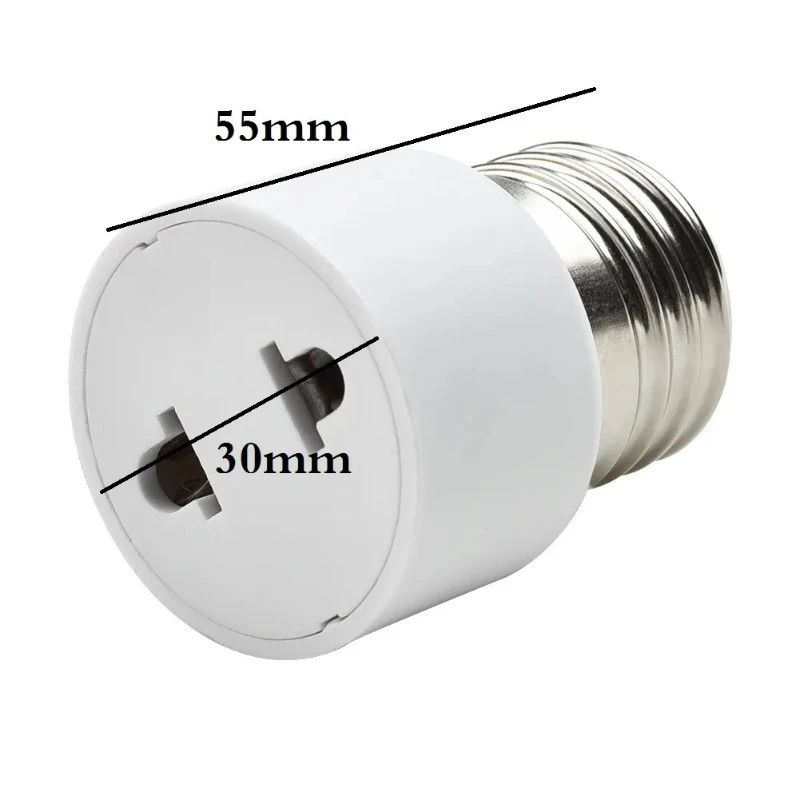 Hot Sell Practical White E27 Plug Bulb Holder Light Fixture Bulb Base Adapter Lamp Socket U S /EU