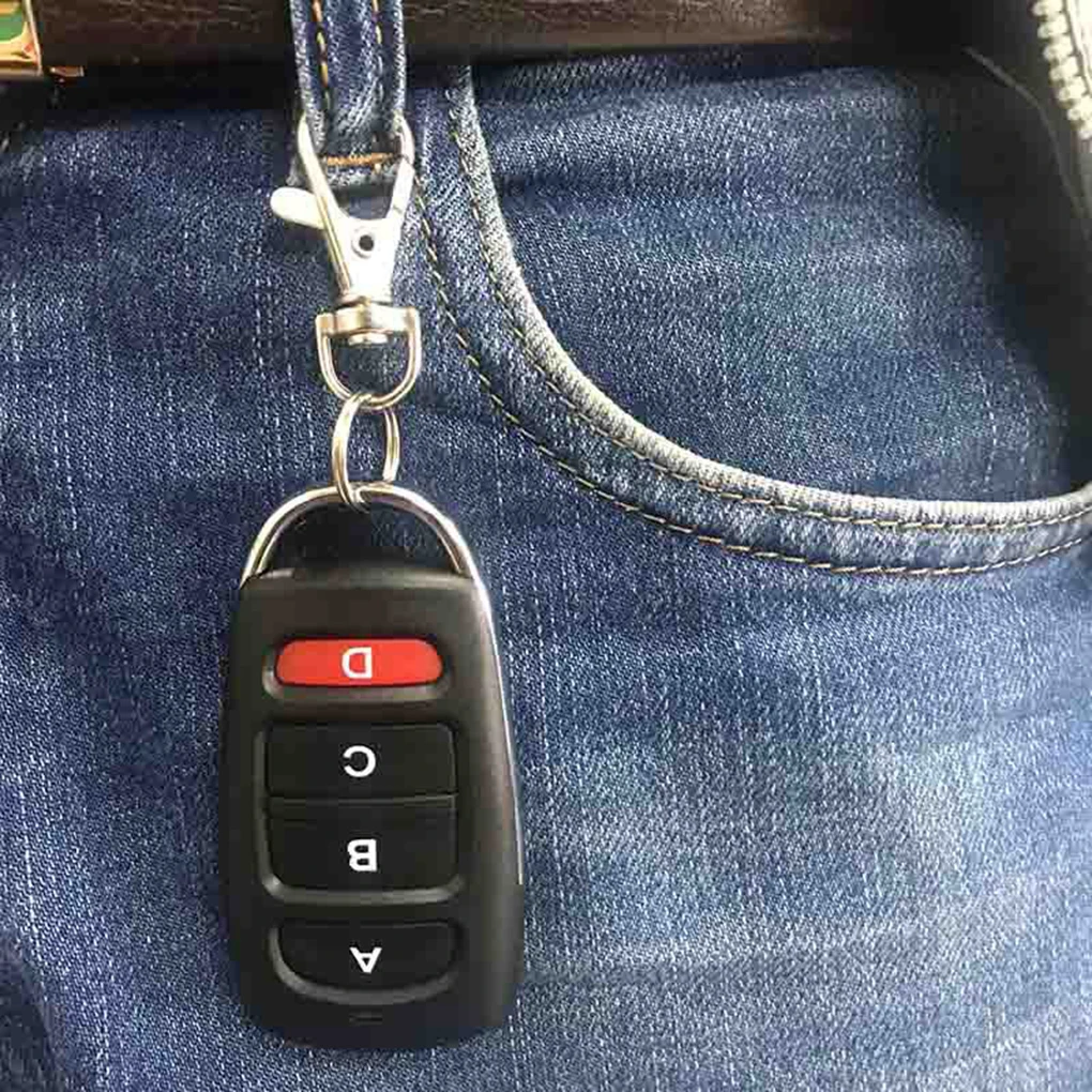 Universal 4 Button Copy 433mhz Electric Garage Door Opener Wireless Remote Control Door Gate Key Fob