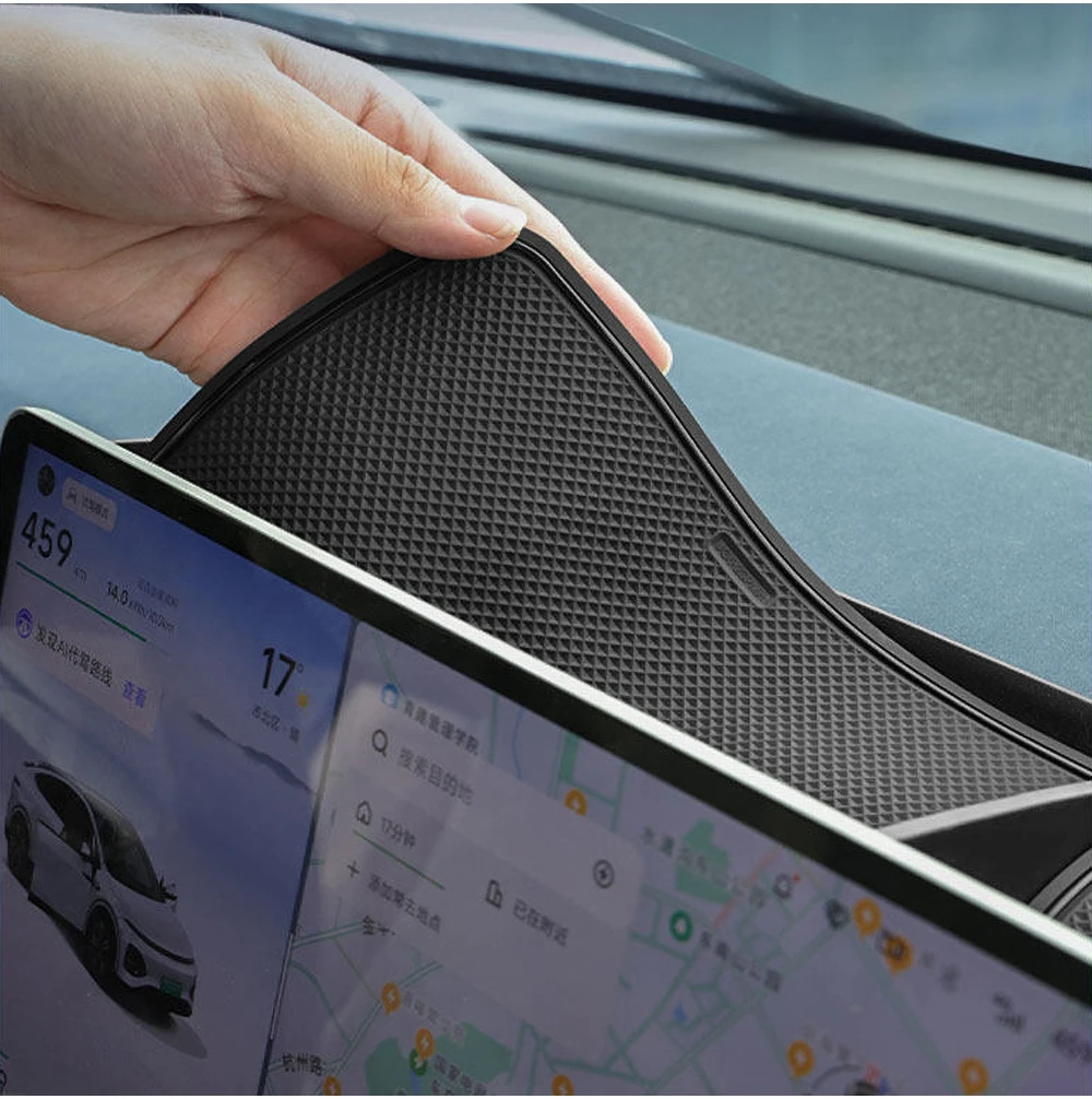 Für Xpeng G6 2023 2024 2025 2026 Auto Mittelkonsolen-Bildschirm Hinterer Aufbewahrungsbox-Organizer Rutschfeste Matte Innenraum-Zubehör – Detail 6