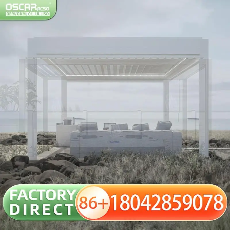 

Waterproof 3x3 3x4 Outdoor Aluminium Gazebo Custom Luxury Metal Roof Garden Gazebos for Patio Outdoor Use Pergola