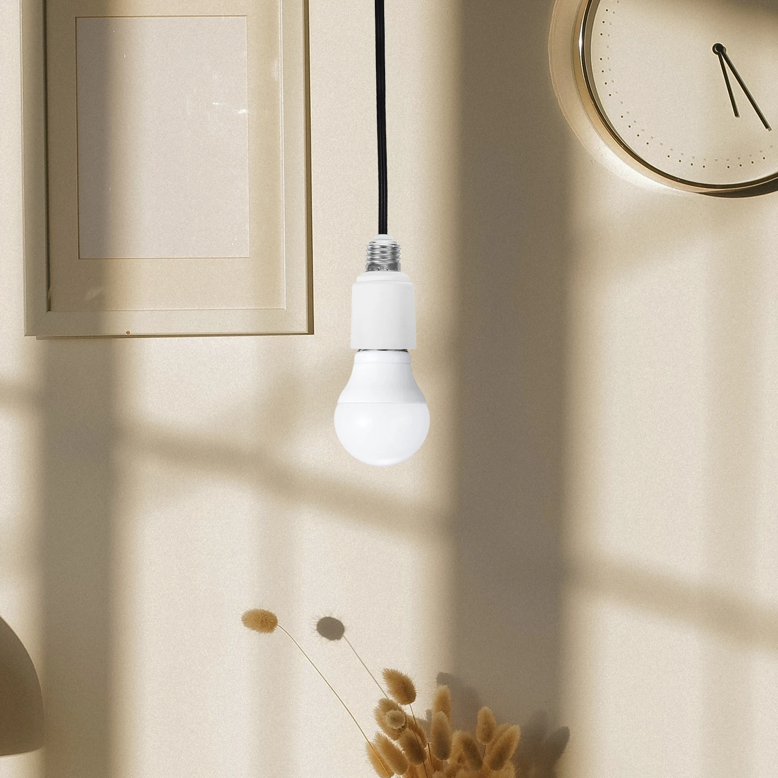 

2Pcs E27 to E40 Base Converter Adapter Light Socket Extender Bulb Converter Reliable Screw Adapter for Home