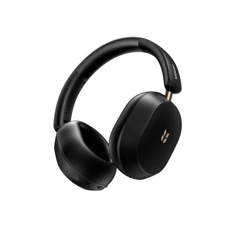Nowo ulepszone słuchawki bezprzewodowe Bluetooth UGREEN Max5s nauszne z hybrydowym redukcją szumów ANC 45dB i 112-godzinnym czasem pracy, model 2026 — zdjęcie produktu 7