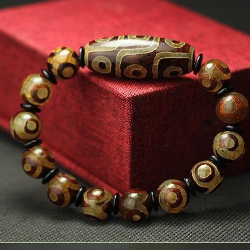 

Natural Tibetan Dzi Bead Bracelet, Bracelet Retro Jewelry