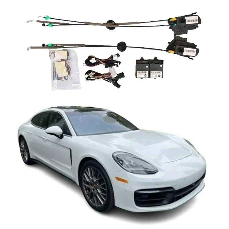 

Power Soft-Close Vacuum Door Lock Kit For Panamera 4S Waterproof Retrofit System with Electric Suction