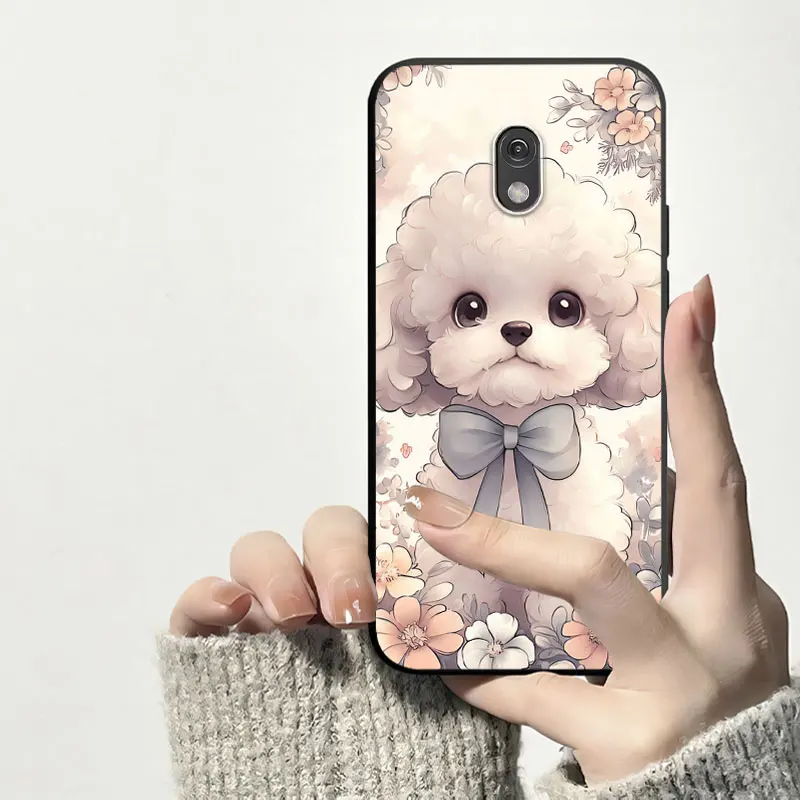 Protector Voor Nokia 215 4G Case Voor Nokia 225 4G Schokbestendig Zachte Siliconen Achterkant TPU Telefoon Case bloem Kat Stofdicht Bumper