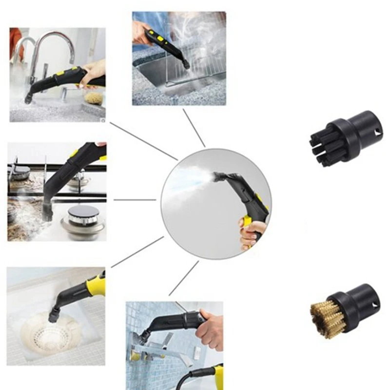 6 peças para karcher sc1 sc2 sc3 sc4 sc5 sc7 ctk10 ctk20 aspirador de pó portátil peças de reposição cabeça da escova bocal poderoso