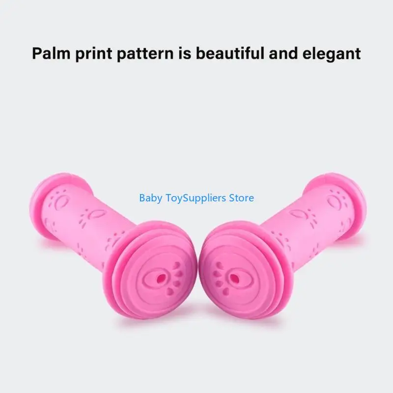 مقابض R1WF غير قابلة للانزلاق ومريحة للدراجة، مقابض مطاطية للدراجة، مقابض دراجة ملونة، ملحقات دراجة الأطفال الصغار للأطفال #2