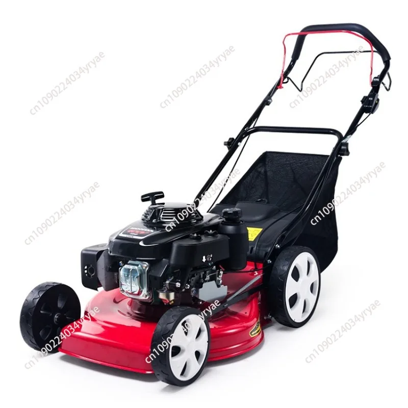 Hand-held lawn mower, landscaping household lawn, self-propelled gasoline high-power lawn mower