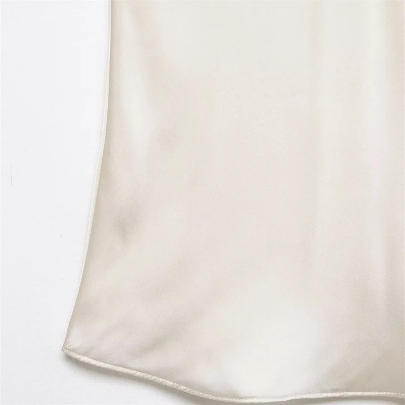 HH Damen Mode Spitze Patchwork Einfarbig Schicke Oberteile V-Ausschnitt Sexy Rückenfreie Ärmellose Schlanke Trägerbluse 2026 Sommer Strand Urlaubskleidung – Detail 5
