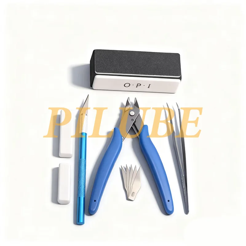 For Gundam Model Assembly Tool Series Plastic Model Kit With Sharp Pliers Hobby Knife and Sprue Trimmer for Clean Preparation